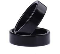Anillo mágico magnético fuerte negro para monedas, trucos de mago, decoración de dedos, anillo de mago, ilusión, accesorios de truco (18 mm) (20 mm) (21 mm)