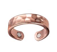 Anillo magnético de cobre - Correa elegante para mujer, joyas de metal minimalista | Piense en una pieza de regalo para la comodidad cotidiana con bienes raíces hipoalergénicos y un diseño para