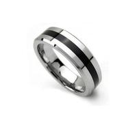 Anillo magnético fuerte de trucos mágicos grabados con círculo oscuro, accesorios de anillo de mago de primer plano, accesorios de mentalismo (21 mm)