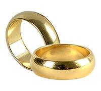Anillo magnético fuerte para magos, accesorios para magos, trucos de calle, accesorios de mentalismo (dorado 21 mm) (21 mm)