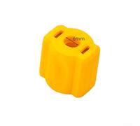 Anillo magnético para destornillador, soporte magnético para puntas de 4,5 a 6,5 mm, herramienta de cabeza de taladro de goma para destornilladores eléctricos (amarillo)