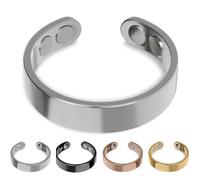 Anillo magnético para mujeres en la menopausia. Reduce el estrés y la ansiedad. Mejora la calidad del sueño. Promueve la quema de grasa y la curación natural. Terapia magnética ajustable, M