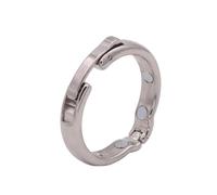 Anillo magnético para pene de Metal para Bondage para ejercicio de hombres, anillo ajustable para pene, anillo para pene de Bondage con retardo de tiempo mejorado, juguete sexual para entrenamiento(L)