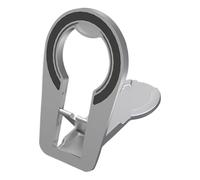 Anillo magnético para teléfono, soporte de escritorio en ambos lados para smartphones, soporte delgado plegable para superficies metálicas, viajes, fitness, frigoríficos