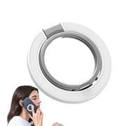 Anillo magnético para teléfono - Soporte magnético para coche | Soporte de doble anillo móvil multifuncional para trabajo, viajes y maquillaje | Soporte giratorio de alta resistencia de 360° para