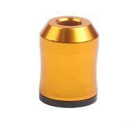Anillo magnetizador de destornillador para brocas hexagonales de 6,35 mm de aleación de aluminio, herramienta magnética de potenciador y desmagnetizador, color amarillo para kit de reparación de