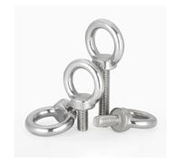 anillo mecánico roscado de perno de anillo de elev 1 perno de ojo M3-M24 acero inoxidable 304 A2-70, color plata, for elevación cables y cuerdas en aplicaciones marinas(M10x70mm)