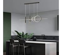 Anillo moderno Lámpara de diseño Mesa de comedor Luces colgantes LED Comedor Lámpara colgante Sala de estar Cocina Lámpara de techo de oficina ajustable en altura Dedicación desinteresada interesting