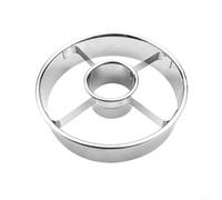 Anillo moldeador de rosquillas de acero inoxidable para hornear donas que mantienen la forma a través del levantamiento y horneado