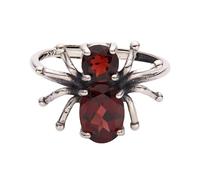 Anillo Mujer Anillo De Plata Con Diseño De Abeja Para Mujer,Diseño Llamativo De Ágata Roja Natural,Ónix Negro,Apilable,Con Diseño De Animal,Ideal Para Nudillos Y Pulgares,Ideal Como Regalo De Cu