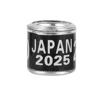 Anillo Multicolor for pie de Paloma con Pendientes con Palabra, Anillo Duradero de Calidad for Carreras de Palomas, Herramienta de Entrenamiento de Aves, 2024/2025, 100 Uds.(Black,Year 2024)