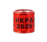Anillo Multicolor for pie de Paloma con Pendientes con Palabra, Anillo Duradero de Calidad for Carreras de Palomas, Herramienta de Entrenamiento de Aves, 2024/2025, 100 Uds.(Red,Year 2025)