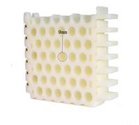 Anillo organizador de cables de nailon diseñado para cables Cat5 para Cat6 para Cat7 con 6 agujeros 6 x 4 6 x 6 6 x 8 8 x 6 para un enrutamiento eficiente (6 x 6)