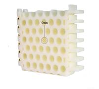 Anillo organizador de cables Ethernet hecho de nailon elástico para cables Cat5 para Cat6 para Cat7 con combinaciones de agujeros de 6 x 4, 6 x 6, 6 x 8 y 8 x 6 (6 x 6)