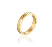 Anillo Oro Mujer 18 Kilates, Anillo Unico Clásico Oro Amarillo 750 Regalo de Cumpleaños Talla 25