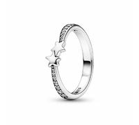 Pandora Anillo Brillante Estrella Fugaz con Circonitas Cúbicas en Plata de Ley | 50