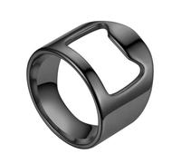 Anillo para bartender - Bartender Ring | Bartender Ring Bottle Opener | Titanium Steel Bartender Ring | Creative Beer Bar Tool | Portable Beer Bottle Opener For Men And Women