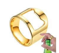 Anillo para bartender - Bartender Ring | Bartender Ring Bottle Opener | Titanium Steel Bartender Ring | Creative Beer Tool | Portable Beer Bottle Opener For Men And Women