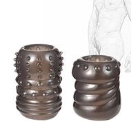 Anillo para el pene Anillo para el glande Anillos para el pene Anillos de sujeción para el prepucio del pene de silicona Retrasan la eyaculación y una erección más larga Fundas para el pene Funda para