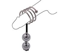Anillo para el pene de acero inoxidable Anillos para testículos CBT Ejercicio Peso Anillo para el pene Entrenamiento del pene Anillo colgante Metal Bondage Pene y testículo(Durchmesser: 35 mm)