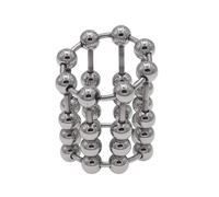Anillo para el pene hecho de acero inoxidable, que incluye un anillo testicular ajustado, un dilatador vaginal, un anillo de estimulación del glande y un potenciador del placer, para la mejor(ExtraSma