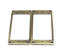 Anillo Para Pastilla De Guitarra Marco De Cubierta Anillos De Montaje De Pastilla De Metal Planos Para Reemplazo De Montaje De Guitarra LP/SG 2x2mm 2 Uds(Bronze)