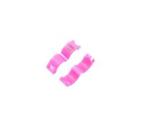 Anillo para patas de canario, paloma, loro, pájaro, anillo para patas de pájaro pequeño con clip de número, anillo de entrenamiento para aves de compañía,Rosa,5 mm - 20 piezas