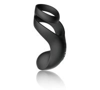 Anillo para pene SVAKOM Benedict vibrador ajustable silicona negra batería integrada