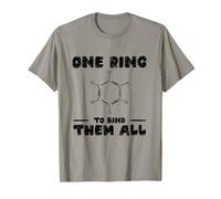 Anillo para unirlos a todos enlace de molécula de anillo de benceno química Camiseta