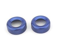 Anillo Perilla De Aire Acondicionado 2 piezas de aluminio Uso apto para perilla de ajuste de aire acondicionado central, embellecedor de anillo Uso apto para Kia EV6 2022-2024, accesorios interiores A