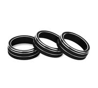Anillo Perilla De Aire Acondicionado Anillo decorativo Uso apto para perilla de aire acondicionado, cubierta de ajuste Uso apto para Tiguan, Golf MK7, Passat B8, T-ROC, Atlas, Ateca Air Condition Allo
