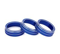 Anillo Perilla De Aire Acondicionado Anillo decorativo Uso apto para perilla de aire acondicionado, cubierta de ajuste Uso apto para Tiguan, Golf MK7, Passat B8, T-ROC, Atlas, Ateca Air Condition Allo