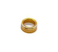 Anillo Perilla De Aire Acondicionado Botón de ajuste del espejo retrovisor, cubierta decorativa Uso apto para VW Seat Ibiza GTI Golf 4 5 6 7 8 2018 2019 2021 2022 Air Condition Alloy Knob Cover Trims(