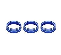 Anillo Perilla De Aire Acondicionado Juego de 3 pegatinas Uso apto para la perilla del aire acondicionado del coche, ajuste del anillo embellecedor, Uso apto para VW Golf 7 MK7 2014-2020 Air Condition