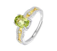 Anillo plata de ley 925 mujer Anillo Mujer Anillo De Ágata De Jade Natural Y Plata Para Mujer Ajustable Delicado De Bambú Estilo Eternidad Declaración Promesa Compromiso Boda Anillo Para El Pulga