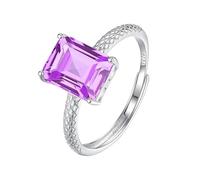 Anillo plata de ley 925 mujer Anillo Mujer Anillo De Con El Signo Zodiacal Capricornio Para Hombres Y Mujeres Apilable Con Diseño De Constelación Ajustable Talla 13-17 Regalo De Cumpleaños De