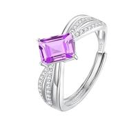 Anillo plata de ley 925 mujer Anillo Mujer Anillos De Plata Del Zodiaco 12 Para Mujeres Y Hombres Finos Apilables Con Constelaciones Astrológicas Ajustables Tallas 13-17 Para El Pulgar Regalos De Cum