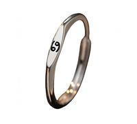 Anillo Plata De Ley 925 Mujer Anillos De Plata Del Zodiaco 12 Para Mujeres Y Hombres Finos Apilables Con Constelaciones Astrológicas Ajustables Para El Pulgar Tallas 13-17 Joyería Regalo De Cumple