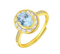 Anillo plata de ley 925 mujer Silver Rings For Women vintage Natural Gemstone Topaz Citrine Ruby Solitaire Rings 14K Gold Plated Engagement Eternity Band Adjustable Anniversary Wedding Band For Her Gi