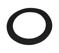 Anillo Protector Autoadhesivo para Orificio de Bombo Negro Pet | Protege la Apertura del Tambor, Diseño Minimalista, para Kits de Percusión y Accesorios Musicales