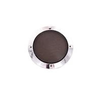 Anillo Protector Decorativo for Altavoces de Coche 2 Pulgadas Acero Laminado en frío ABS, con Rejilla Antipolvo (Negro)(Silver)