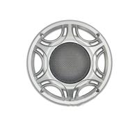 Anillo Protector Decorativo for Rejilla de Altavoz 6 Pulgadas, Redondo, Hueco, 174 mm, Antipolvo DIY (Rojo)(Silver)