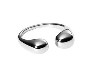 Anillo Purelei Embrace - Anillo de mujer resistente al agua hecho de acero inoxidable duradero - Anillos ajustables de talla (S-M/M-L) - Joyería de moda para tu look individual, S-M, Acero inoxidable