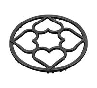 Anillo quemador de wok, soporte de wok de hierro fundido, salvamanteles inoxidables para interiores y exteriores, camping, cocina, hogar