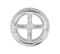 Anillo quemador redondo para fogata de 6 pulgadas para chimenea de gas natural y propano, para interiores y exteriores