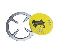 Anillo reductor de estufa de gas Anillo reductor de estufa de gas estable | Se adapta a 130 mm de diámetro, evita que se vuelque, cocción estable, compatible con cocinas de gas, para olla moka lista