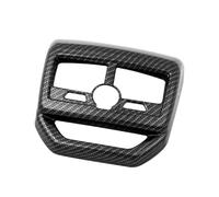 Anillo Salida Aire Acondicionado Accesorios Para Coche Caja Reposabrazos Aire Acondicionado Trasero Salida Ventilación CA Compatible Con Peugeot Para 3008GT 5008 2017 2018(Carbon Fiber)