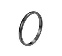 Anillo simple de una sola cola de 2 mm Anillos de pareja Anillos de acero de titanio chapados al vacío y anillos morados Bisutería de moda