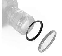 Anillo Step Up adaptador filtros para objetivos diámetro frontal 52 mm, de aluminio anodizado negro mate (52-55 mm (step up))