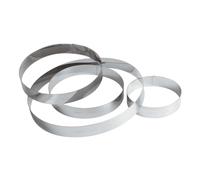 Anillo Tartas Mousse Redondo Acero Inoxidable Ø 14-30 CM Paderno - Tortas